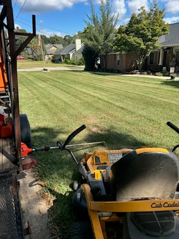 Lawn mowing equipment